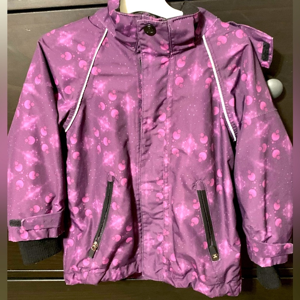 H&M toddler girls Purple Rain Jacket